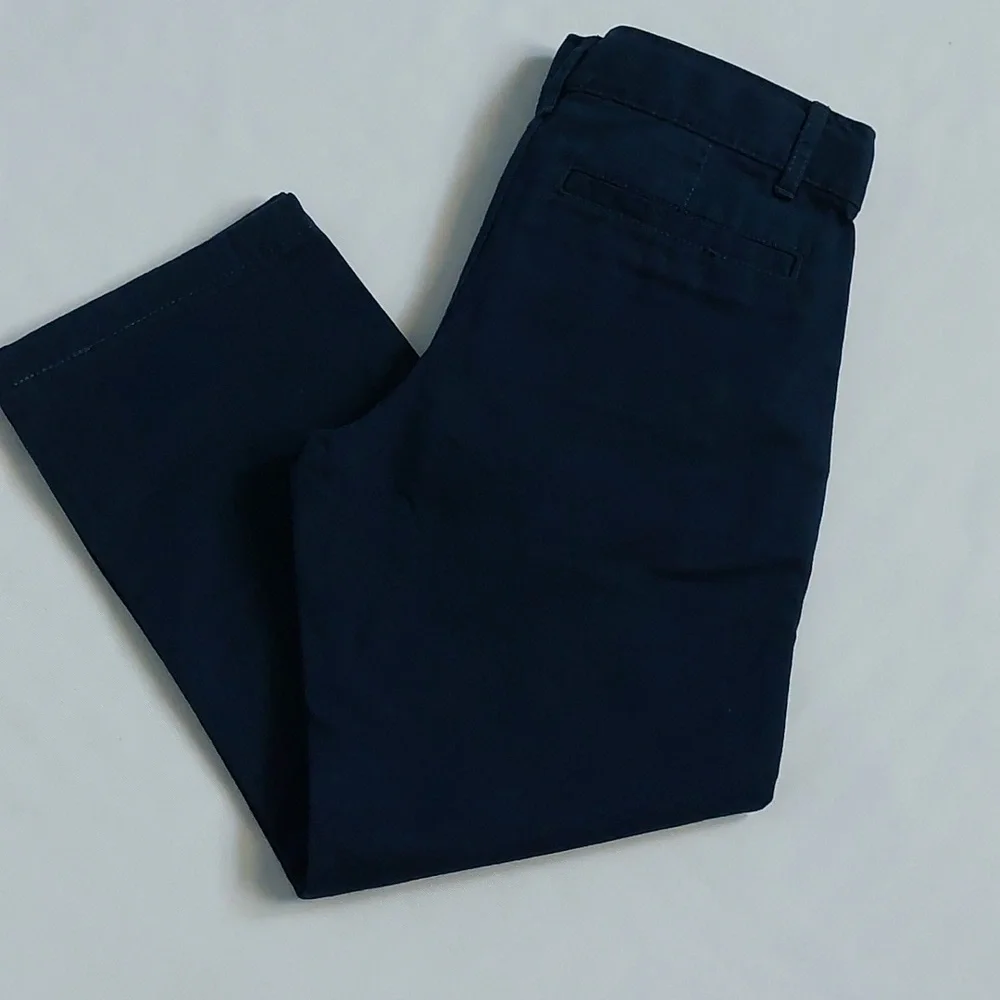 The‎ Children's Place Husky  Boys uniform chino Pants adjustable Waist Size 6